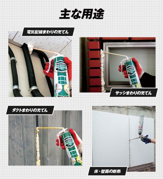 ワールドフォーム用途